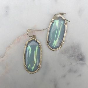 Kendra Scott Blue Iridescent Earrings
